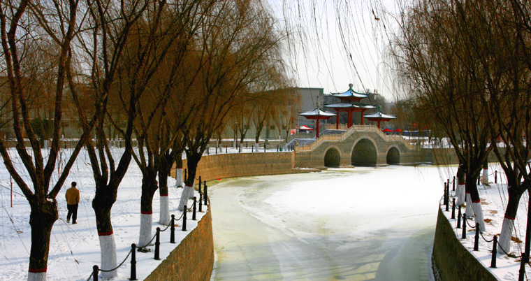 新蕾公园冬景