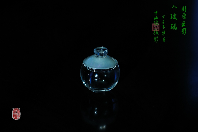 卧看云影入玻璃