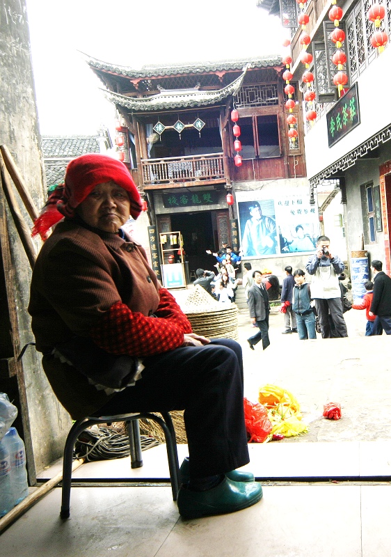 传统与现代（婺源人像）