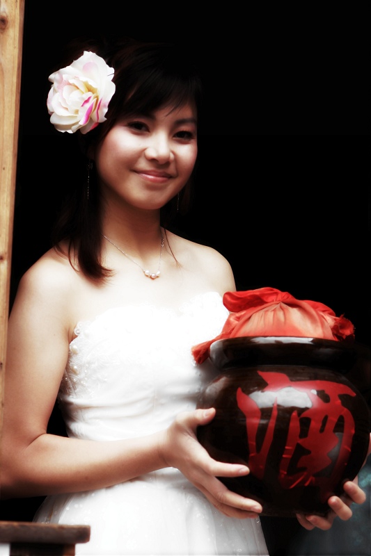 传统与现代（婺源人像）