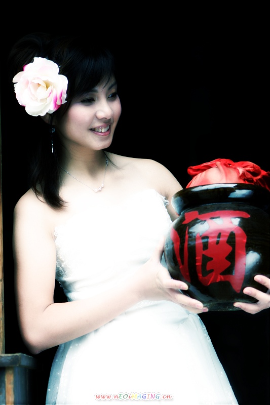 传统与现代（婺源人像）