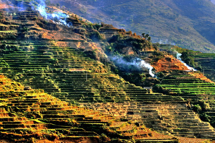 原始的小山村
