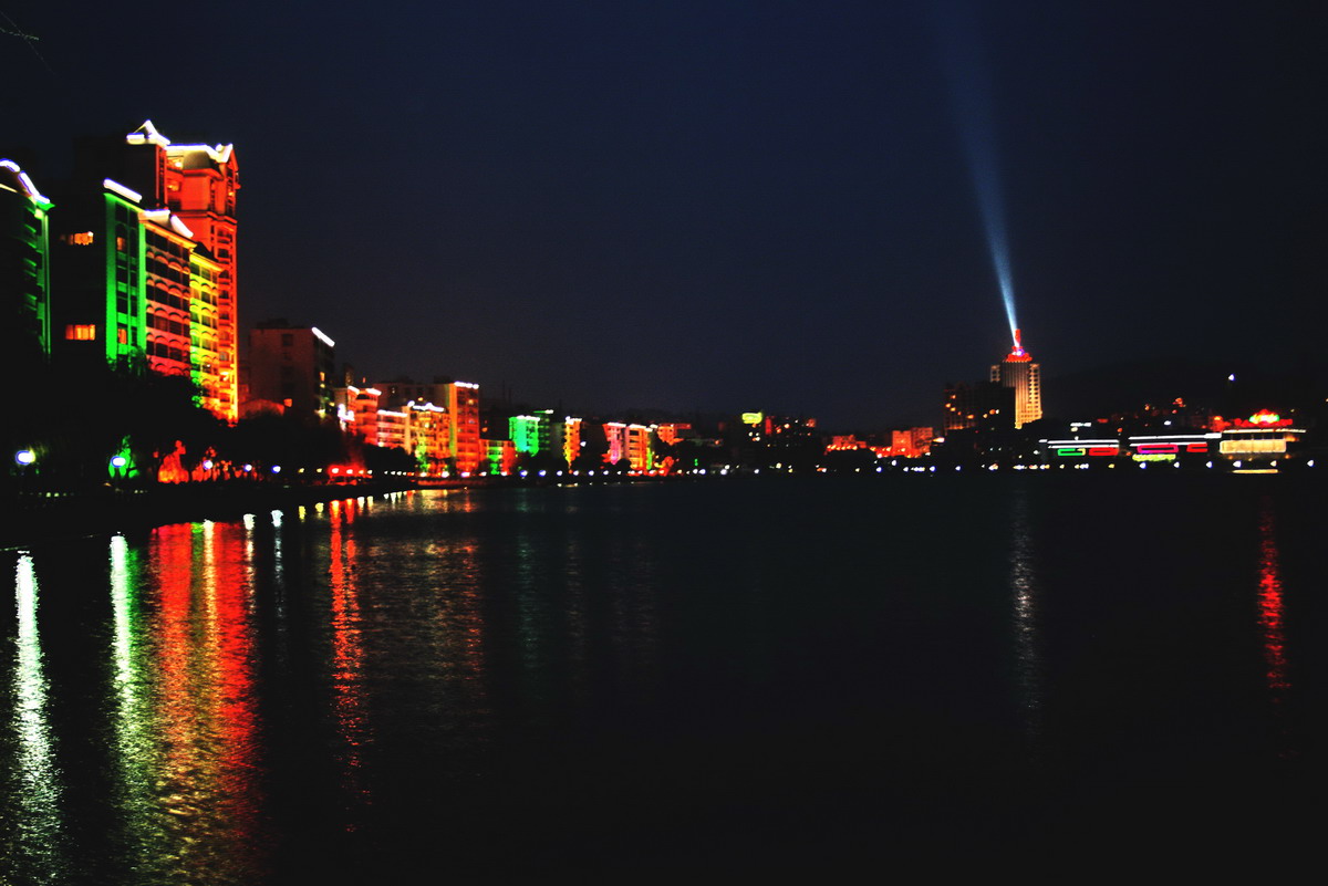 学拍夜景