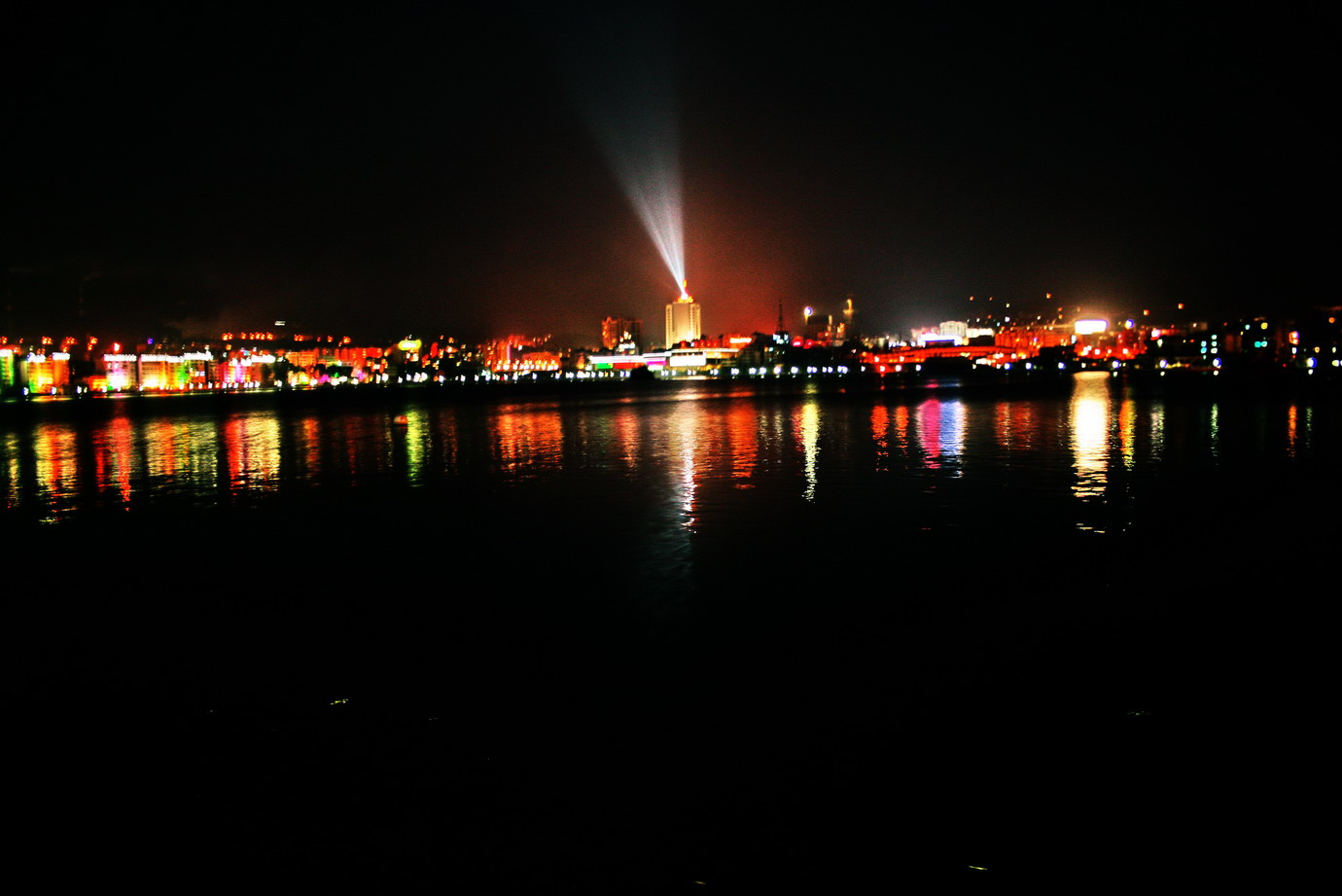 学拍夜景