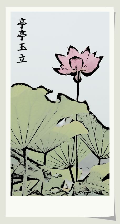 濮上荷花今又开