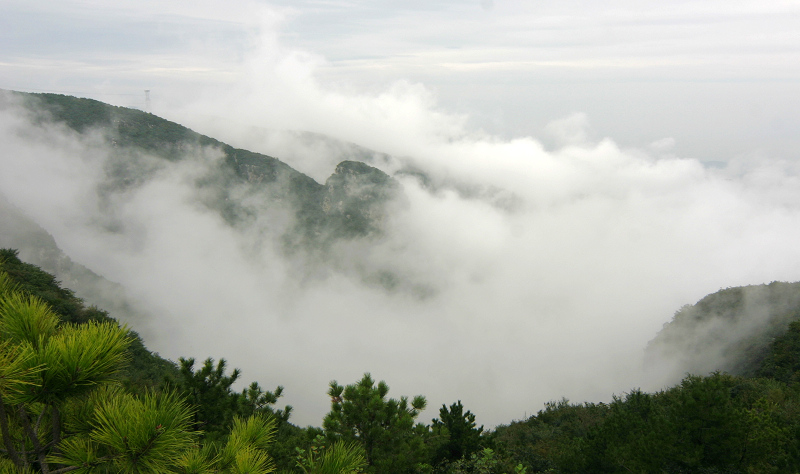 青龙峡云雾