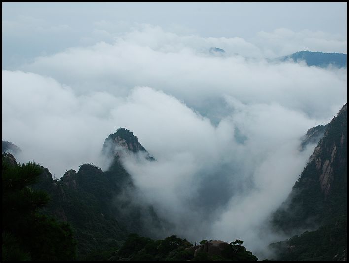 青龙峡云雾