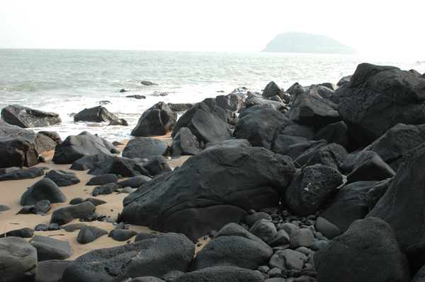 看，火山岛地质公园