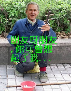 [转帖]小布什不装B的28张照片