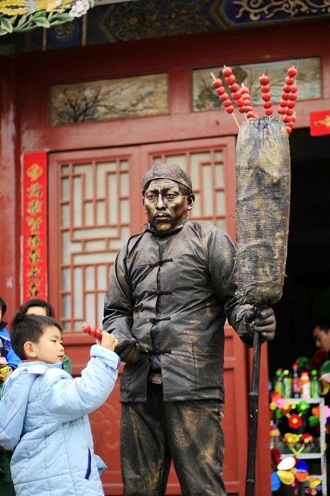 活体雕塑
