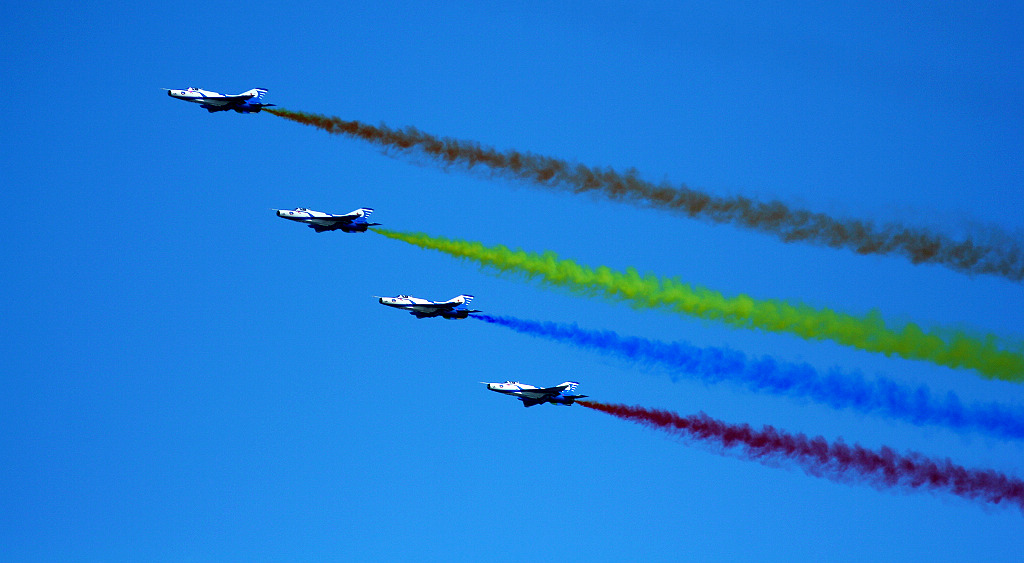 60大庆空中阅兵