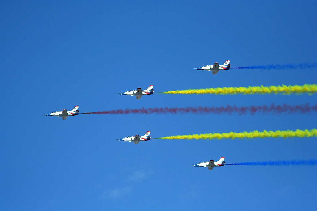 60大庆空中阅兵