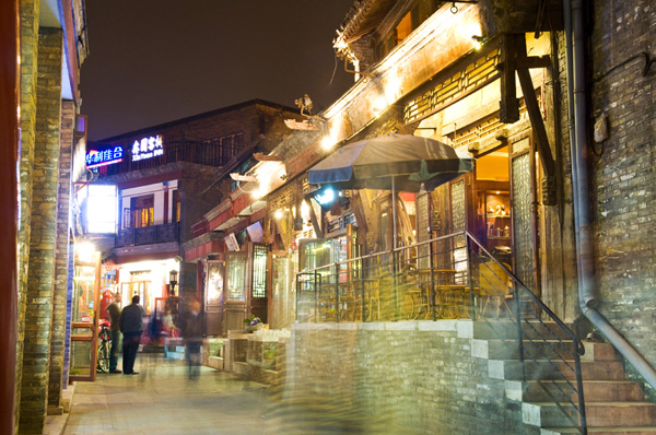 北京烟袋斜街夜景