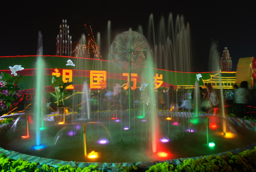 国庆夜景