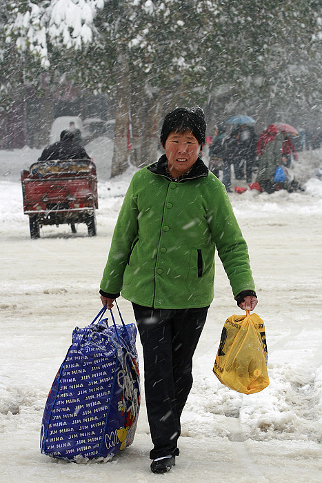 雪中街头小片一组