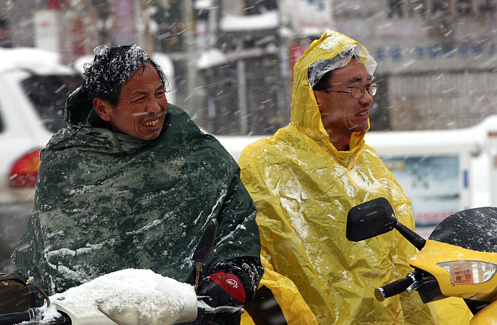 雪中街头小片一组