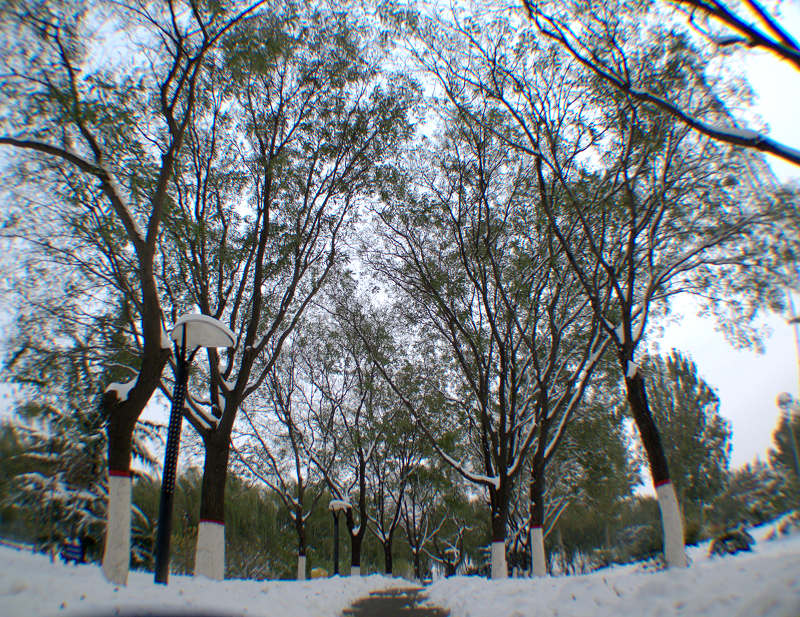 自制广角（带鱼眼效果）镜试机
