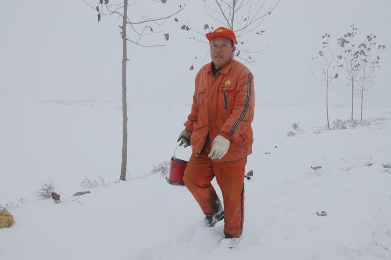 雪后巡井