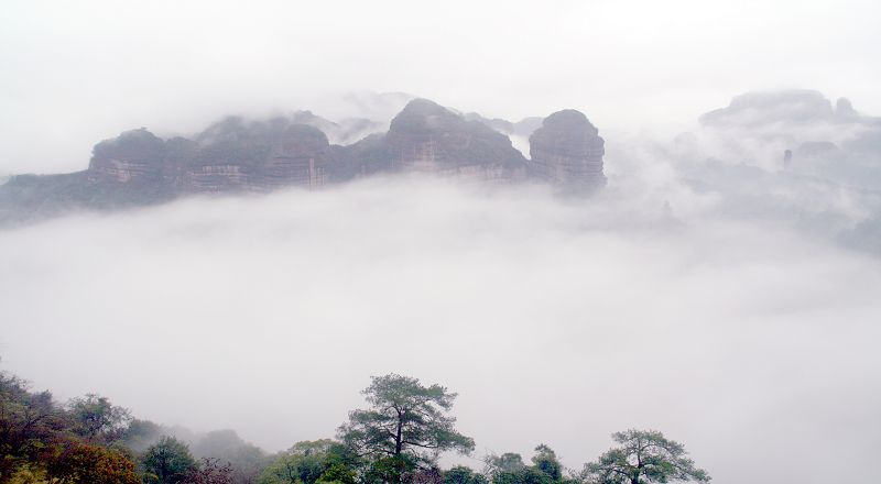 广东丹霞山之云海