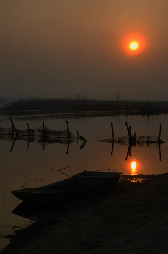 夕映金堤河