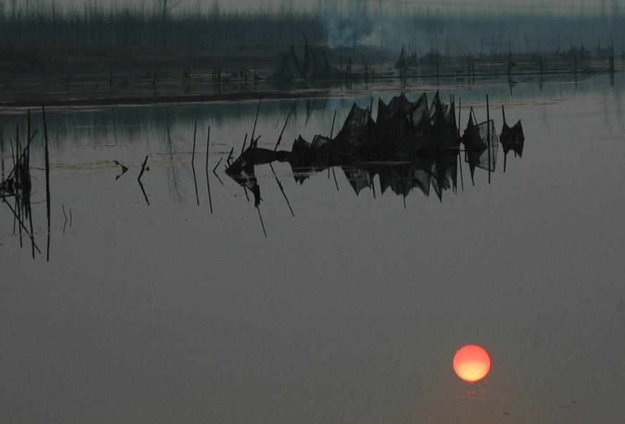 夕映金堤河