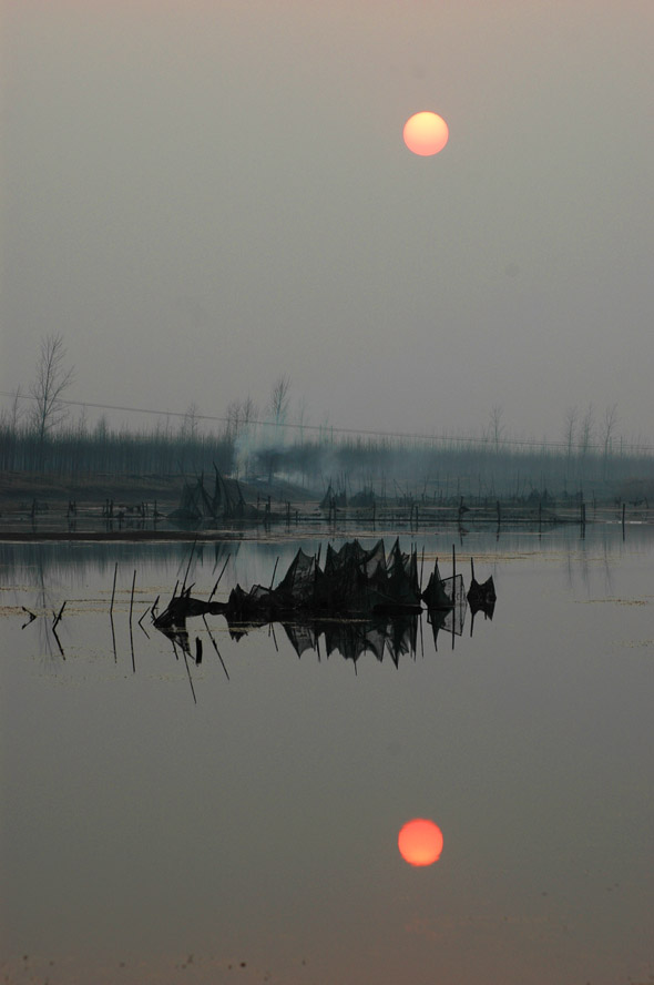 夕映金堤河