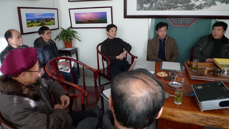 石油人摄影俱乐部1220看片会在一壶知至茶楼举行