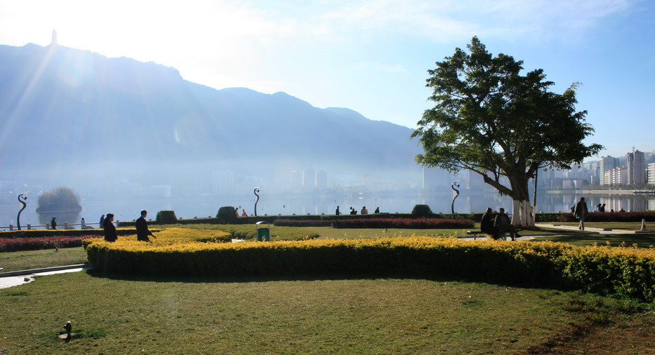 小城风光.这里没有冬天