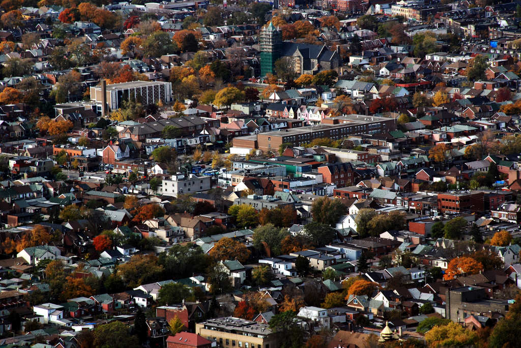 鸟瞰多伦多城