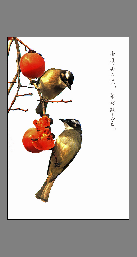 鸟鸣如意图