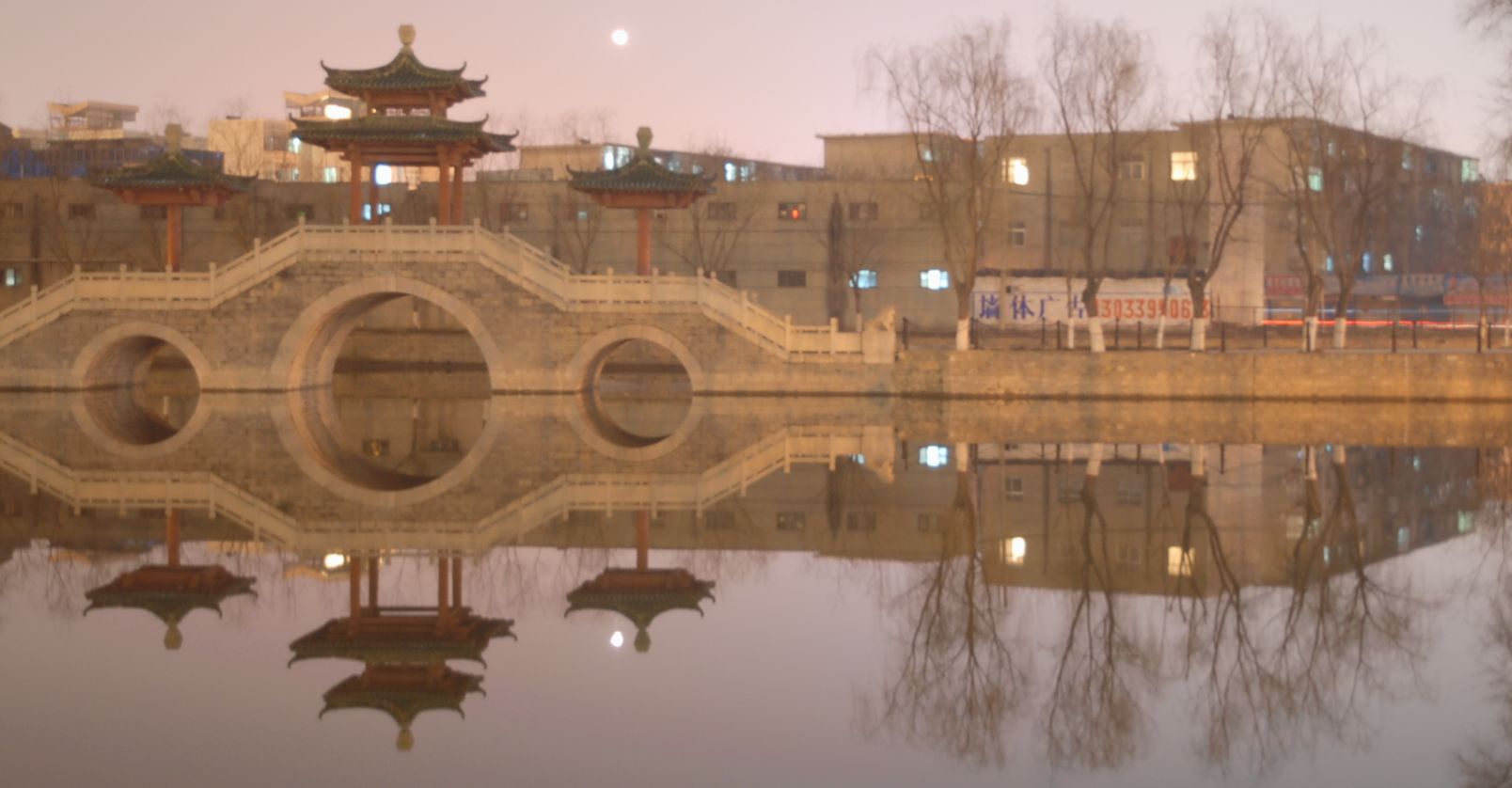 公园夜景