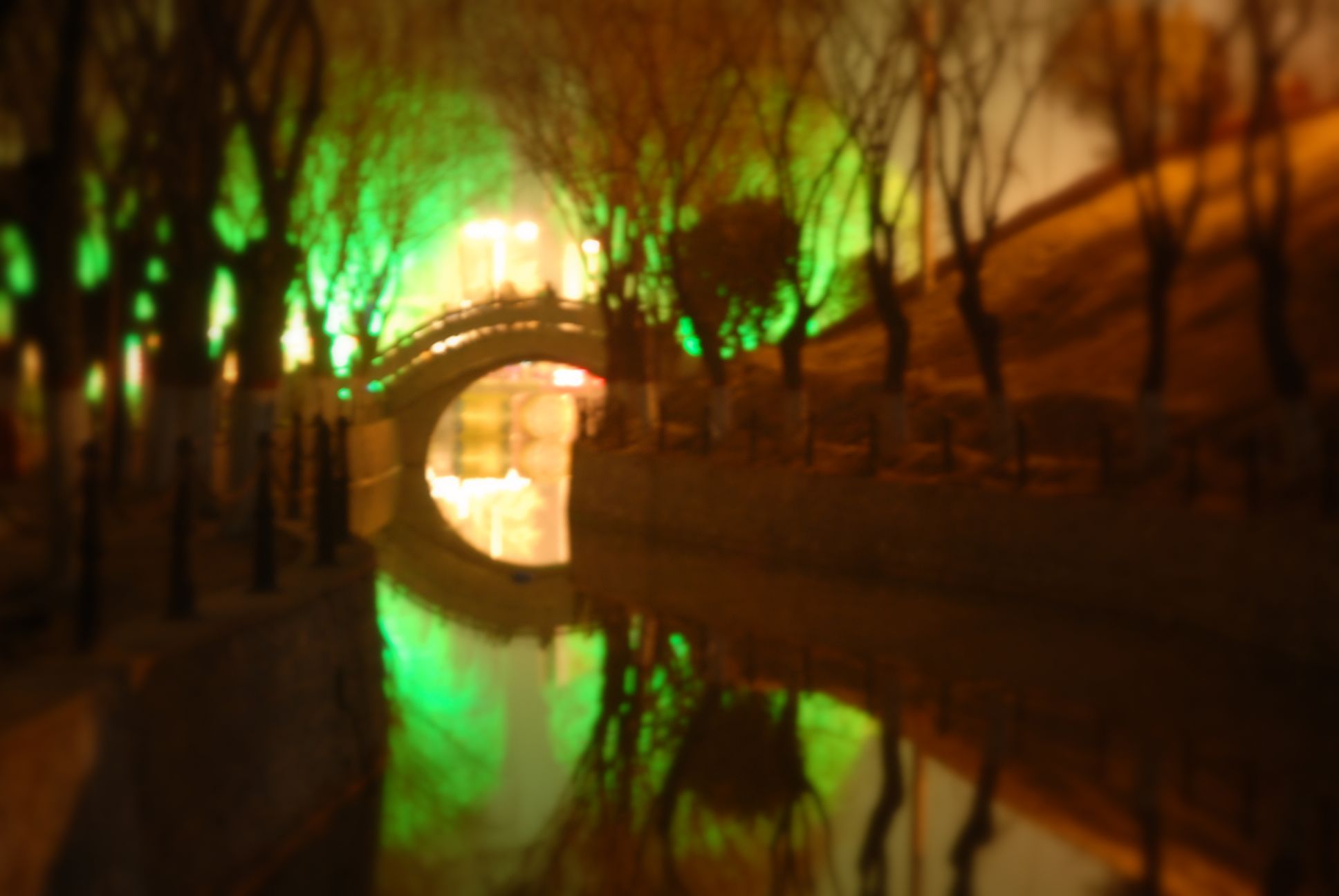 公园夜景
