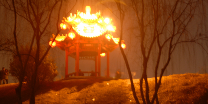 公园夜景