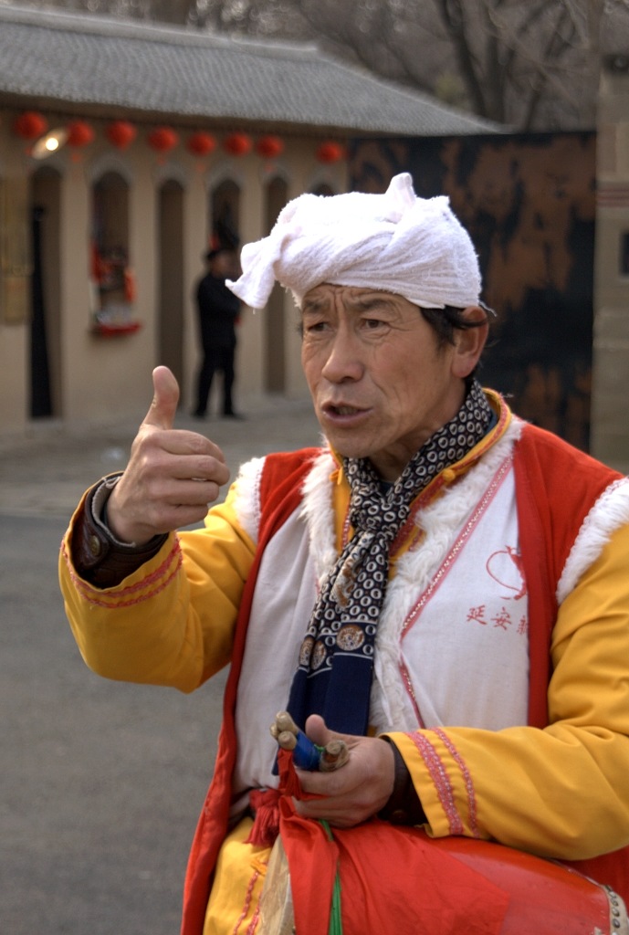 唱民歌的老汉