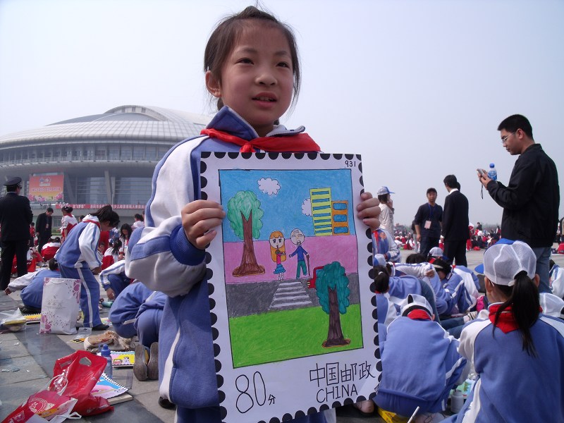 3600名学生参加世界邮展