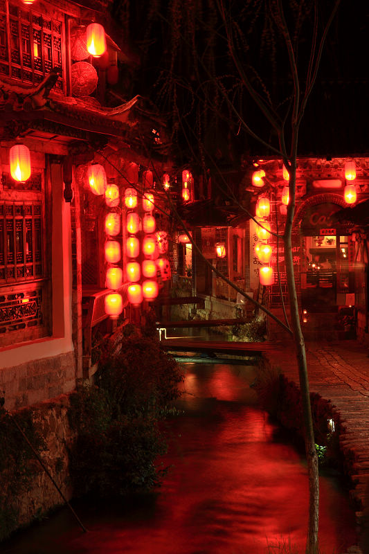 丽江的夜