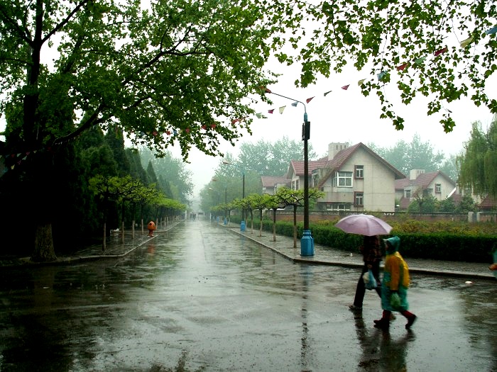 下雨了