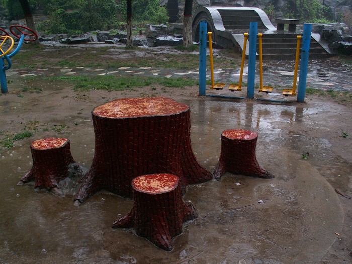 下雨了