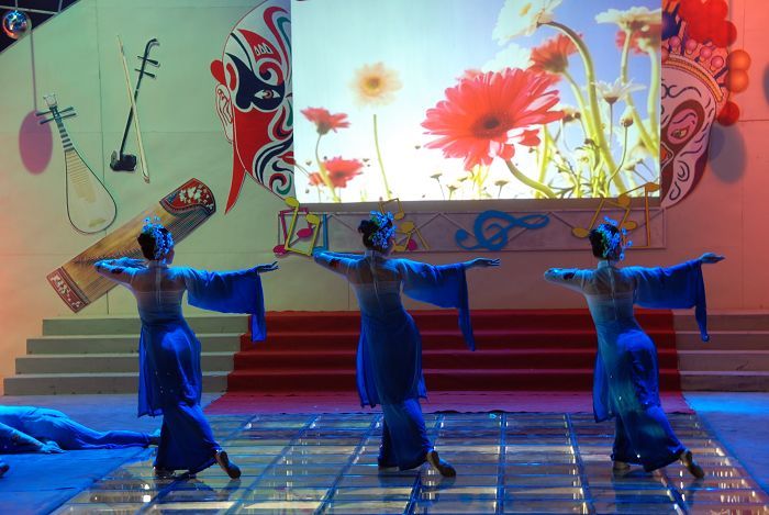 中原油田庆祝建国60周年！舞蹈~戏曲~乐器颁奖晚会！