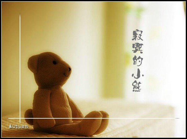 [贴图]寂寞的小熊