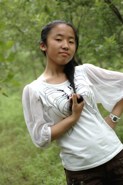垂钓园小美女