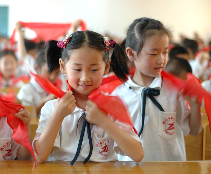 孩子心中最美丽的红