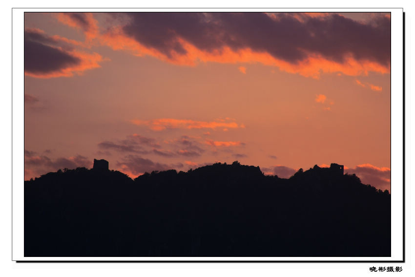 雨后观霞光