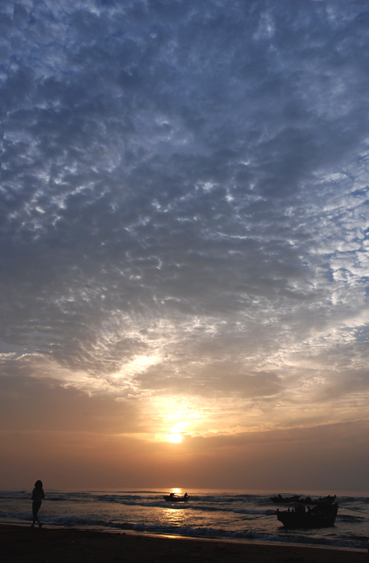 海上日出