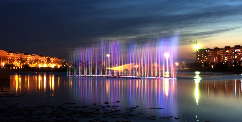 油田夜景