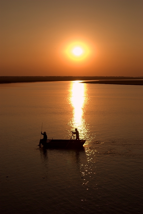黄河夕照