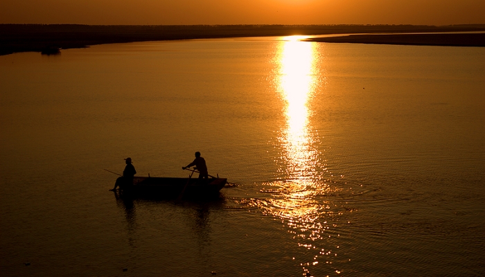黄河夕照