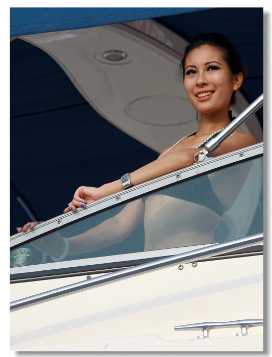 青岛国际啤酒节里的美女们