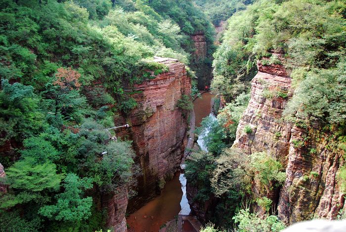 l洛阳龙潭峡的风景！