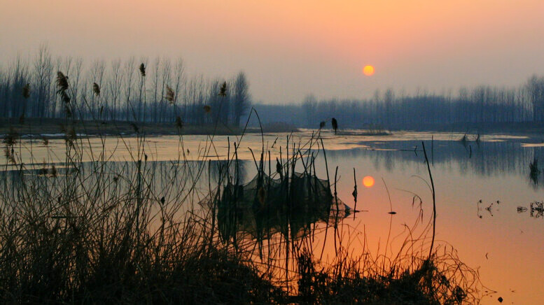 金堤夕照